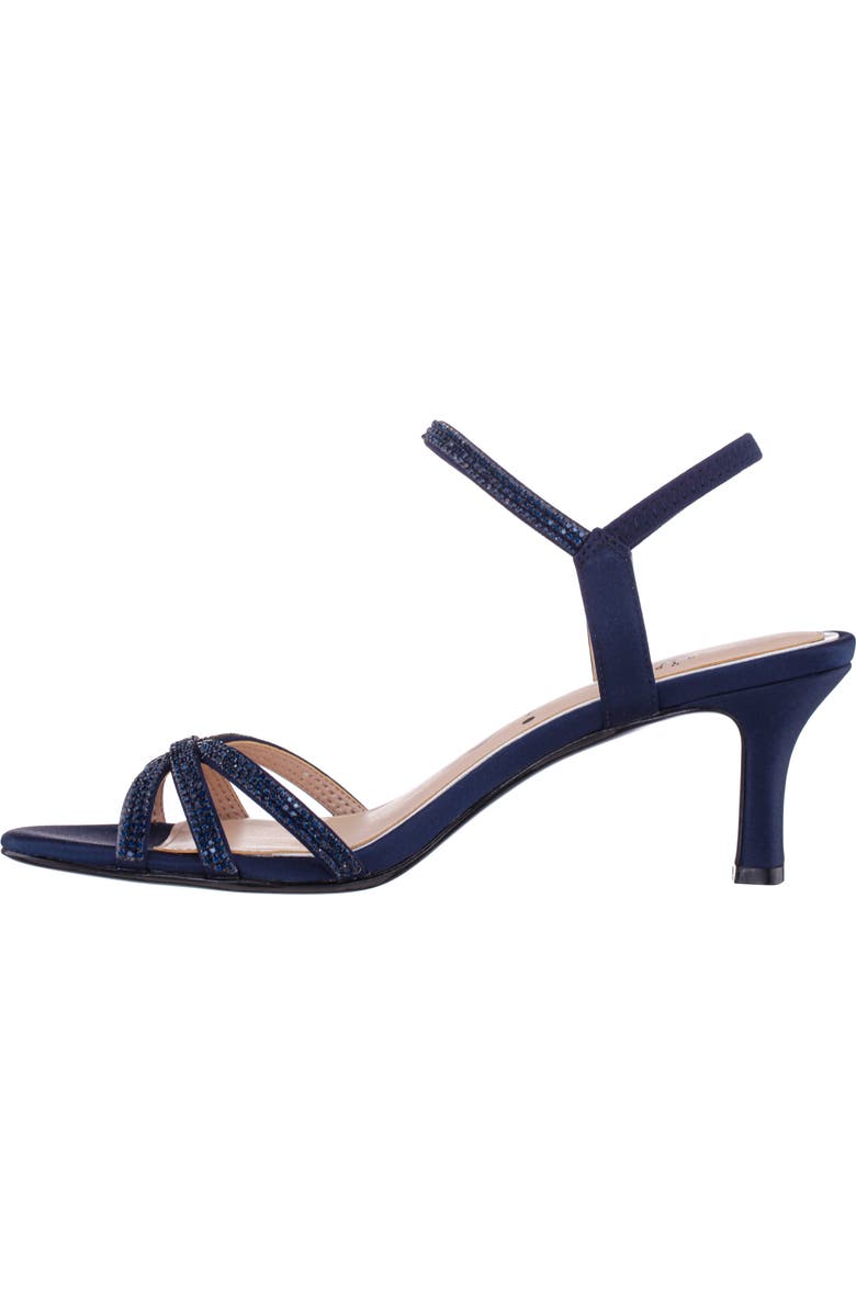 Nina Benarda Ankle Strap Sandal, Alternate, color, New Navy