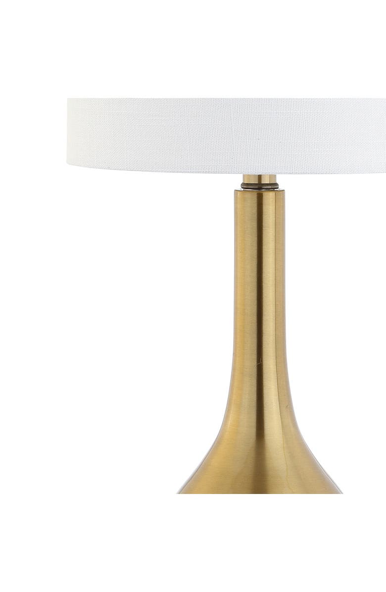 JONATHAN Y Dylan 25" Metal/Crystal Teardrop LED Table Lamp, Alternate, color, 