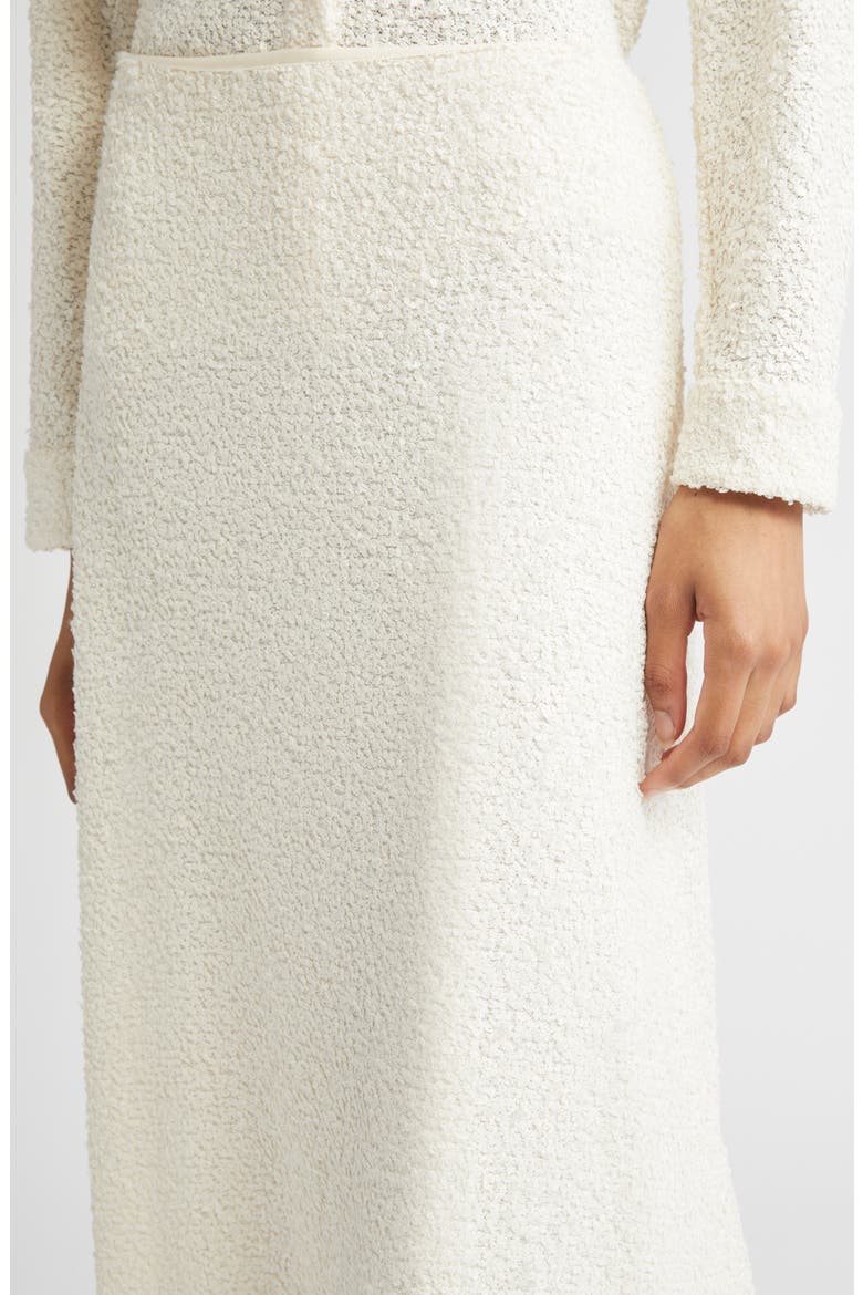 Bia Textured A-Line Midi Skirt, Alternate, color, IVORY