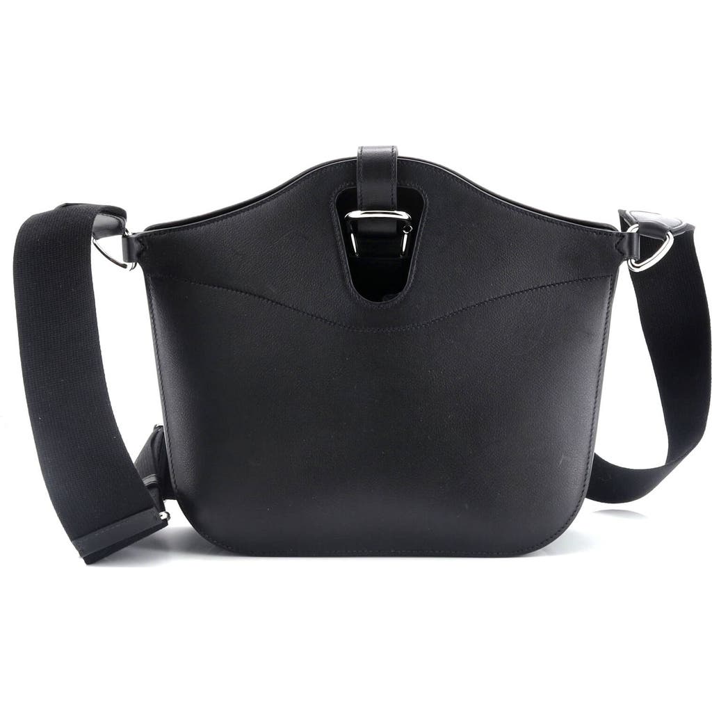 Pre-owned Hermes Hermes Attelage Crossbody Bag Galop D'hermes In Black