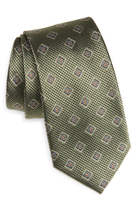 Geometric Silk Tie