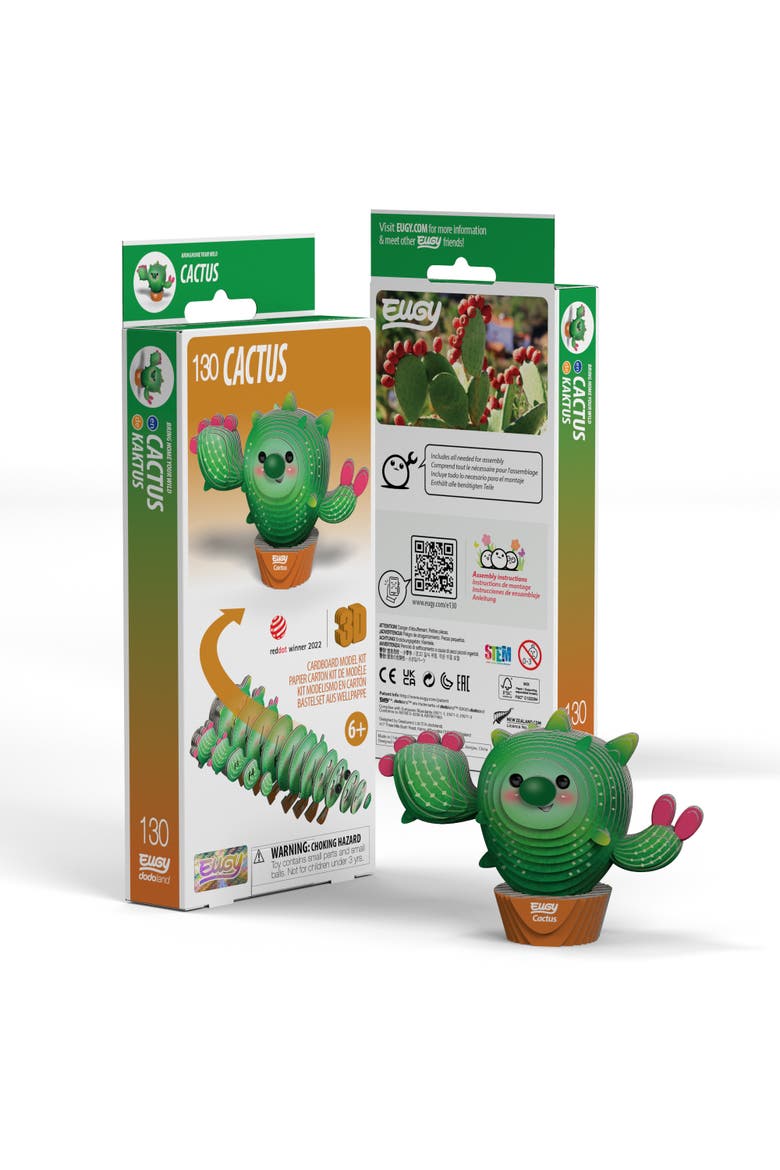 Cactus 3D Puzzle - contains 44 puzzle pieces, Main, color, None