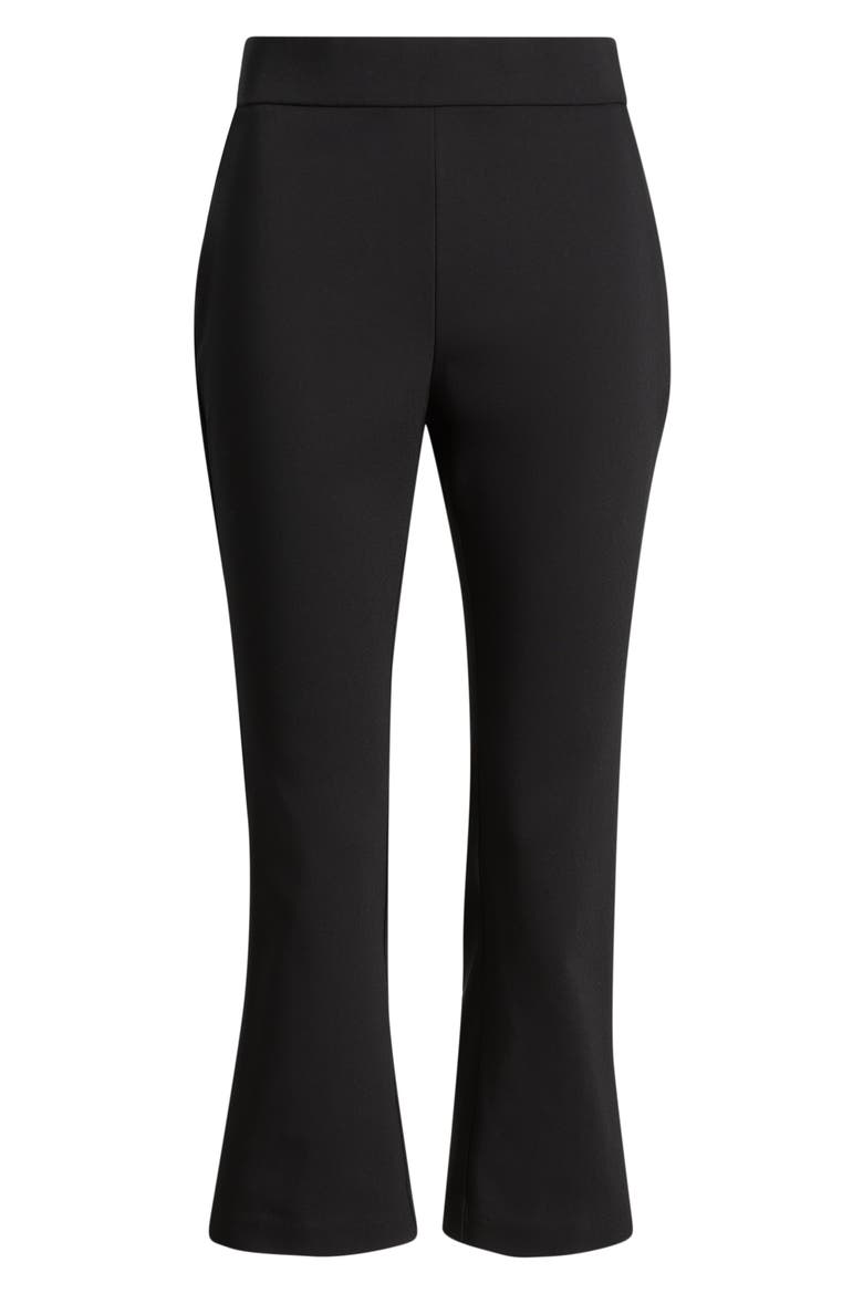 Woven Kick Flare Pants, Alternate, color, RICH BLACK