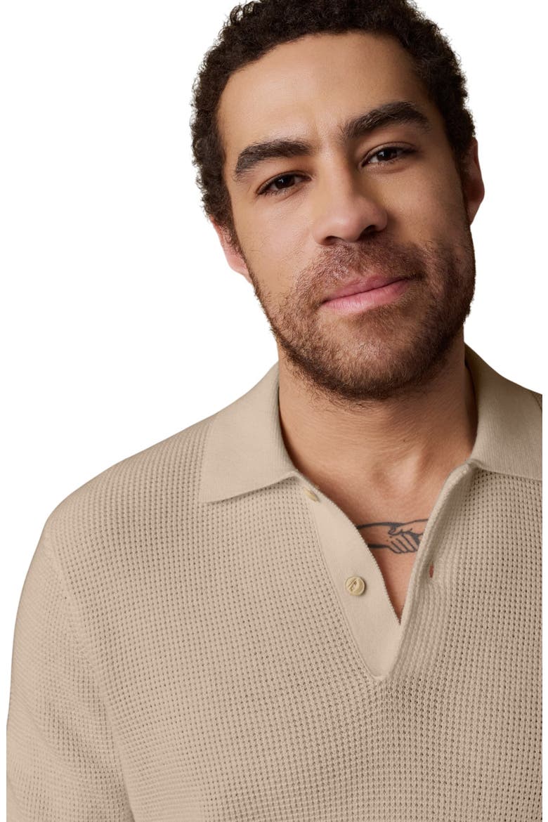 Sunwashed Organic Cotton Polo Sweater, Alternate, color, NATURAL
