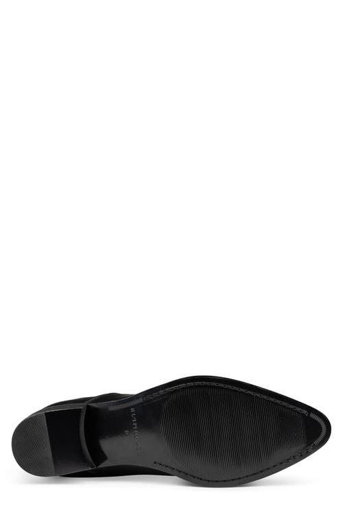 Donald Pliner Men Ashford Black Lizard Print Leather Boot In Black