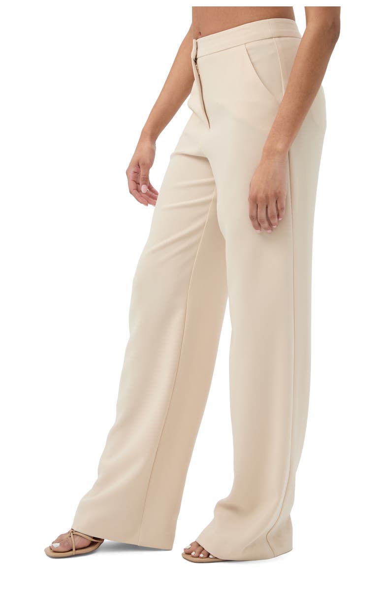 Trina Turk Sadie Wide Leg Suiting Pant, Alternate, color, Poplar