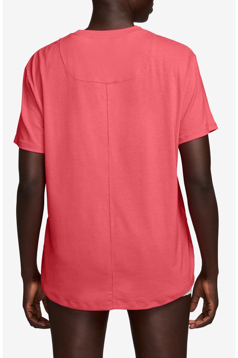 One Relaxed Dri-FIT T-Shirt, Alternate, color, CORAL/WHITE