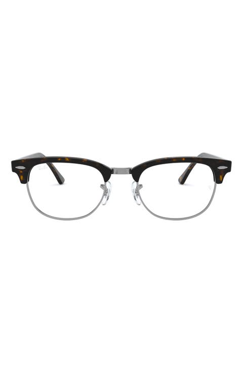 53mm Square Clubmaster Optical Glasses