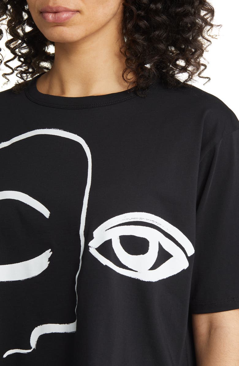 Masai Copenhagen Doreann Cotton Abstract Graphic Tee, Alternate, color,