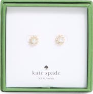 Kate Spade New York faux pearl flower stud earrings