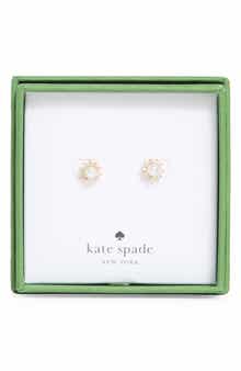 Kate Spade New York faux pearl flower stud earrings
