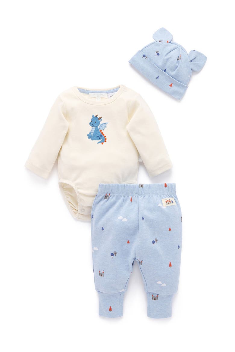 3 Piece Gift Set Boys, Main, color, Castle Print