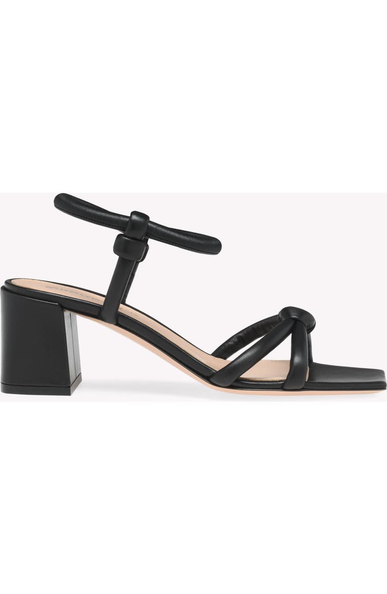 Gianvito Rossi Juno 55 Sandals, Main, color, Black