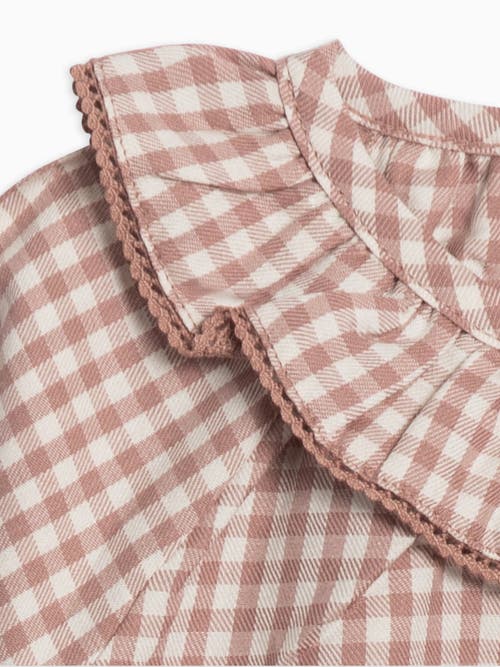 Kendi Shirley Poplin Ruffle Collar Shirt In Multi