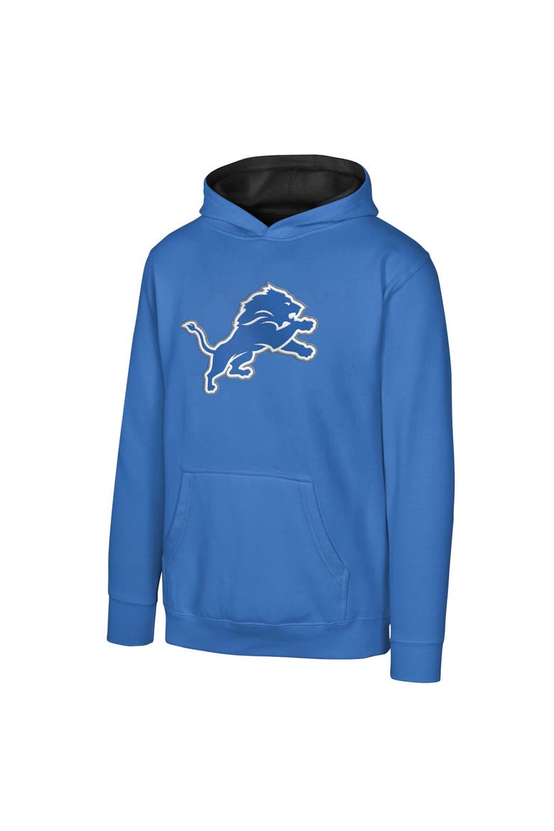Youth Blue Detroit Lions Prime Pullover Hoodie, Main, color, Blue