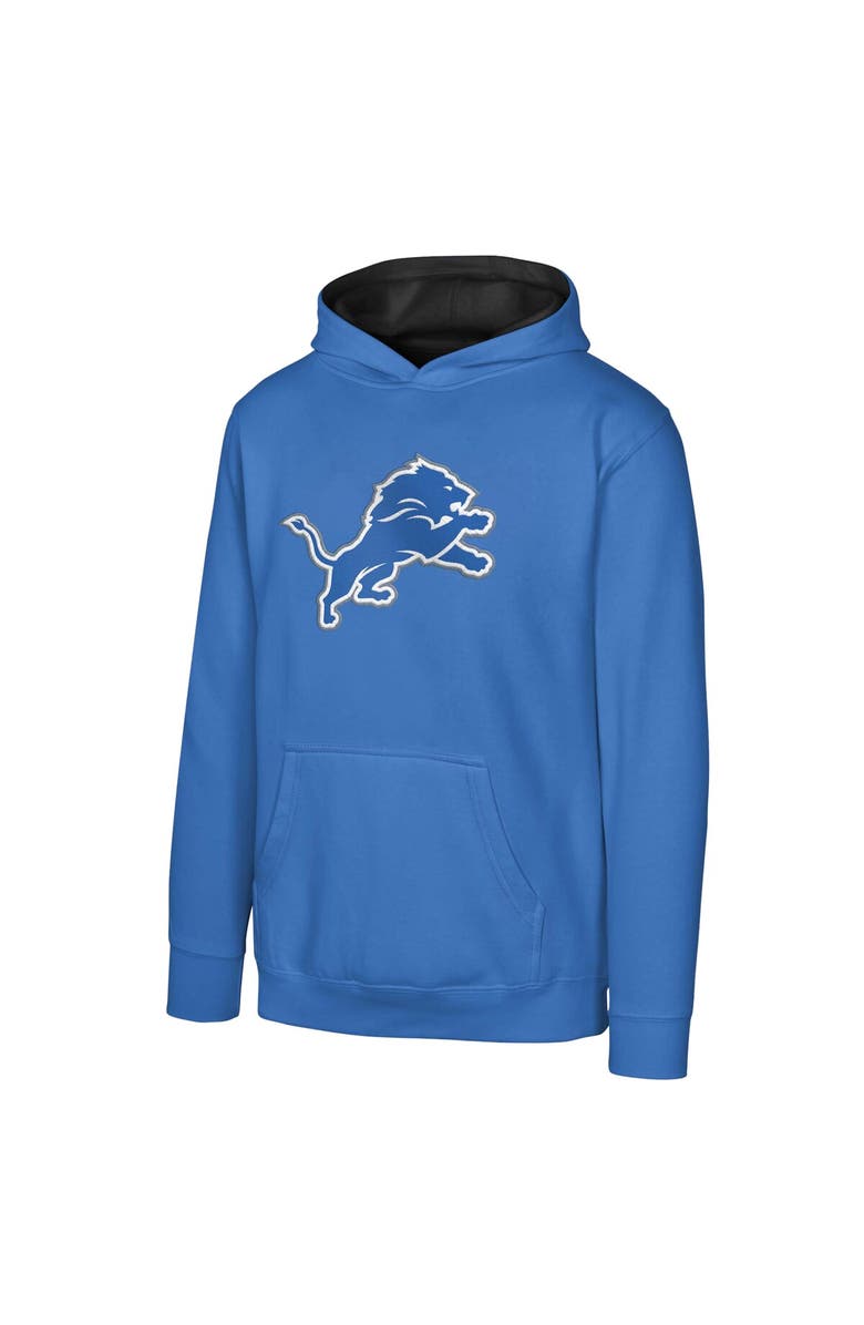 Outerstuff Youth Blue Detroit Lions Prime Pullover Hoodie, Main, color, Blue