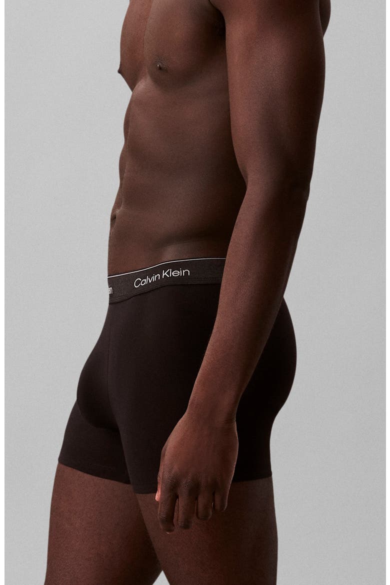 Icon Holiday Stretch Cotton Boxer Briefs, Alternate, color, BLACK