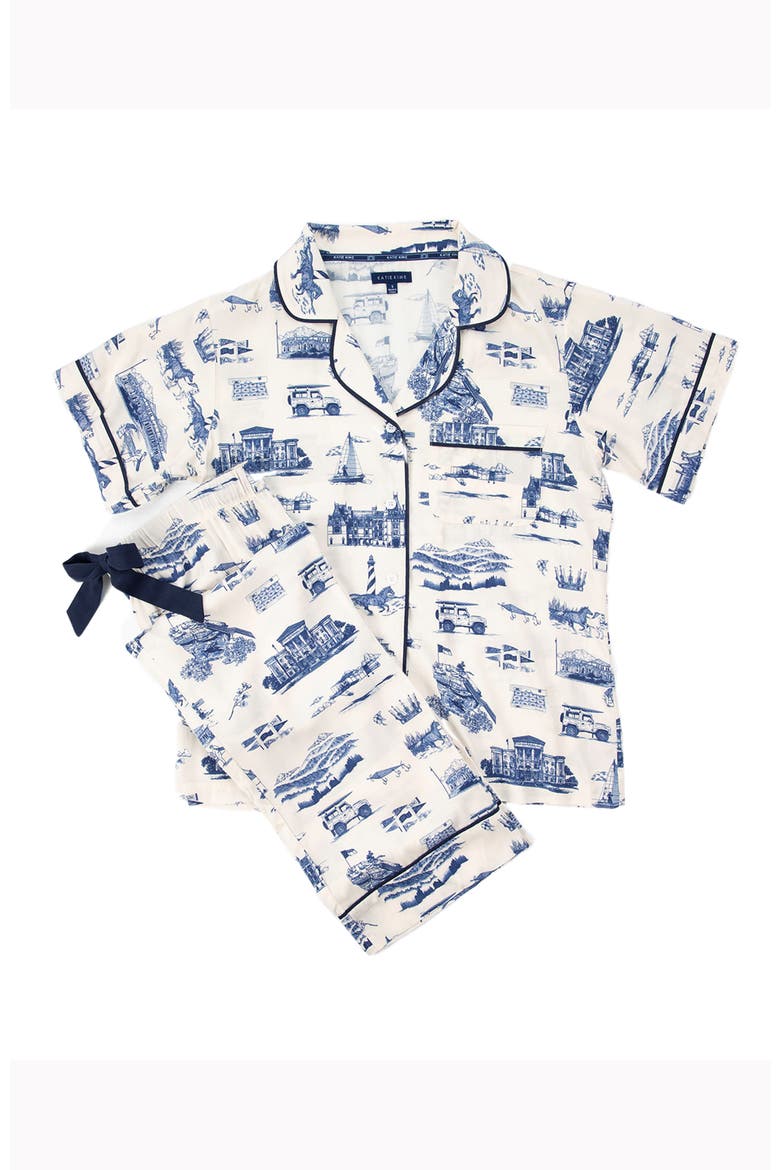 NC Toile Pant Set, Alternate, color, Navy