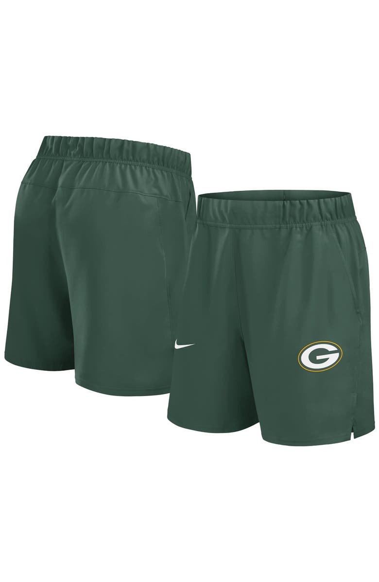 Nike Men's Nike Green Green Bay Packers Blitz Victory Performance Shorts, Main, color, 