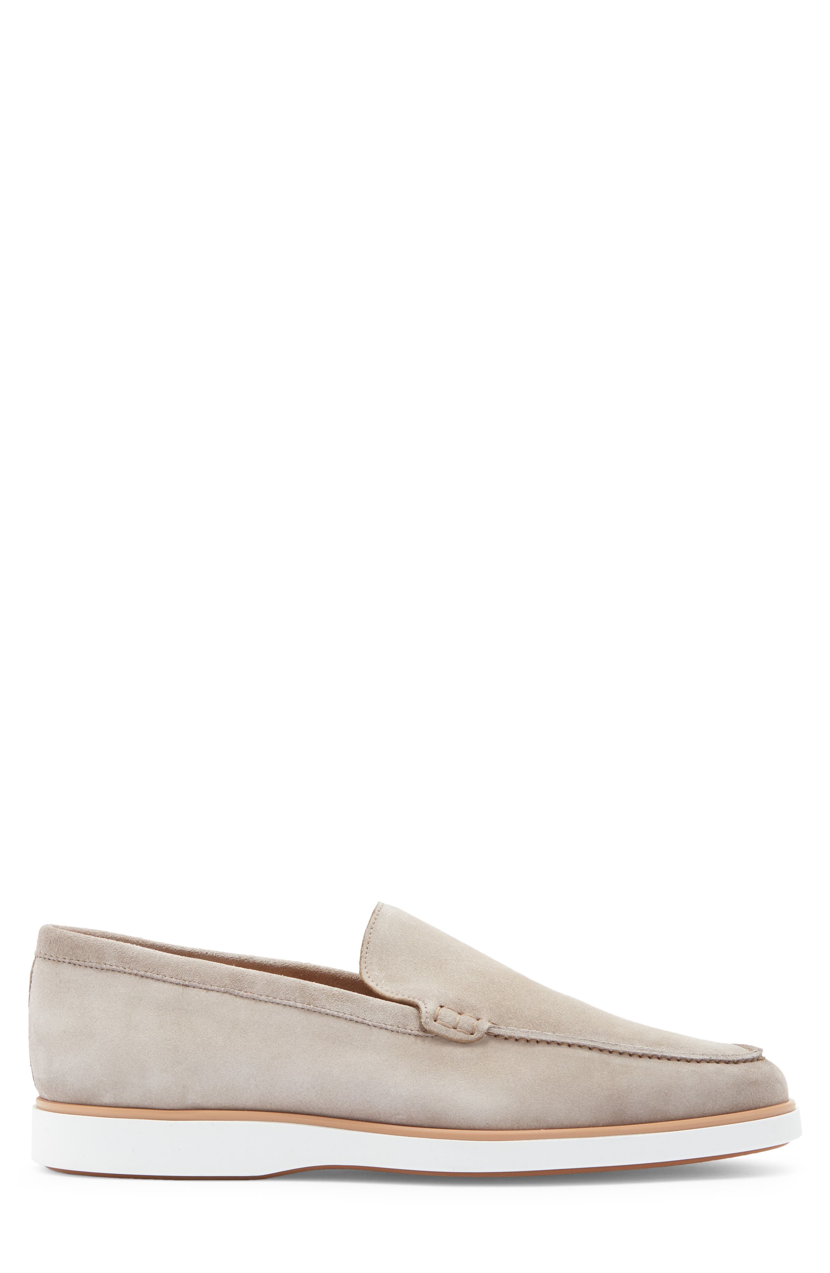 Magnanni Lourenco Waterproof Loafer, Alternate, color, Taupe