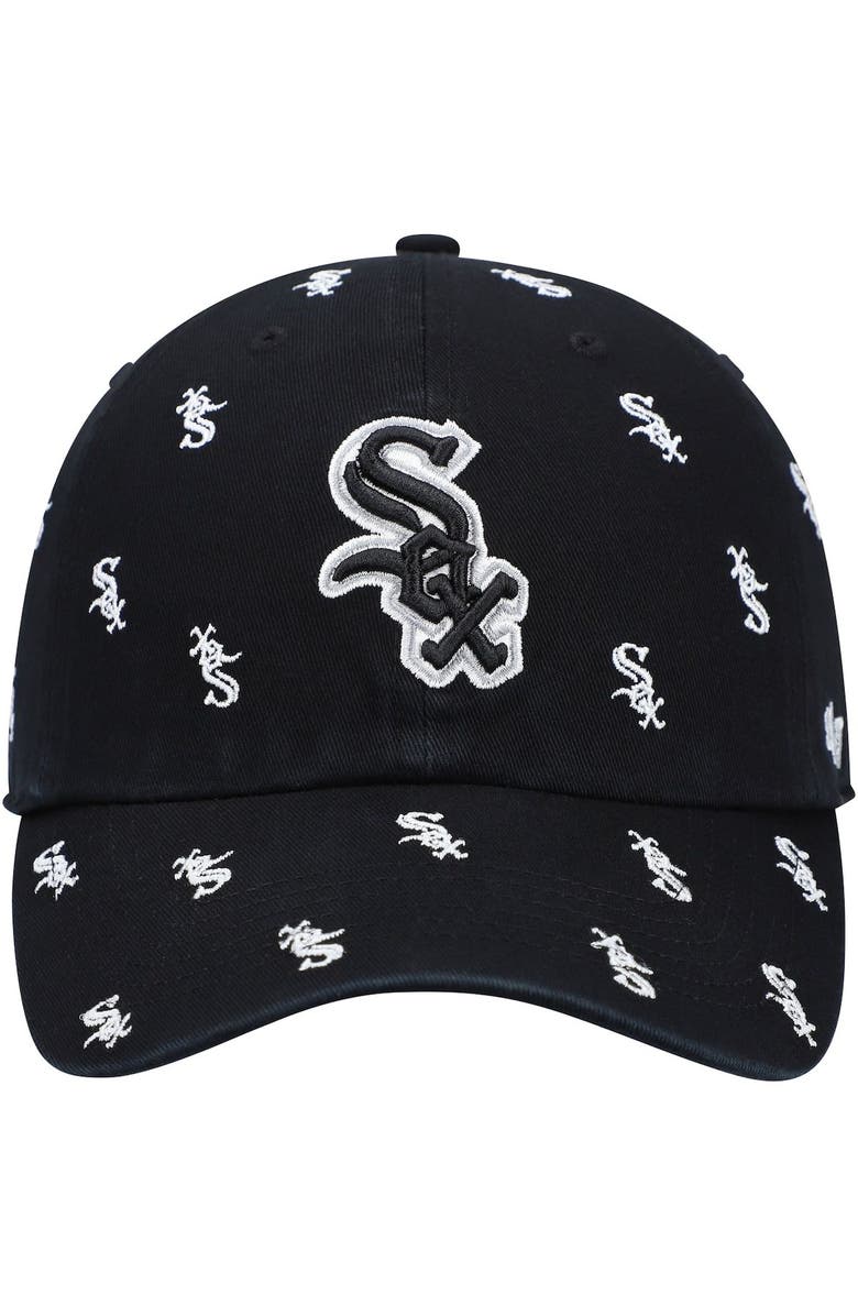 '47 Women's '47 Black Chicago White Sox Confetti Clean Up Adjustable Hat, Alternate, color, 