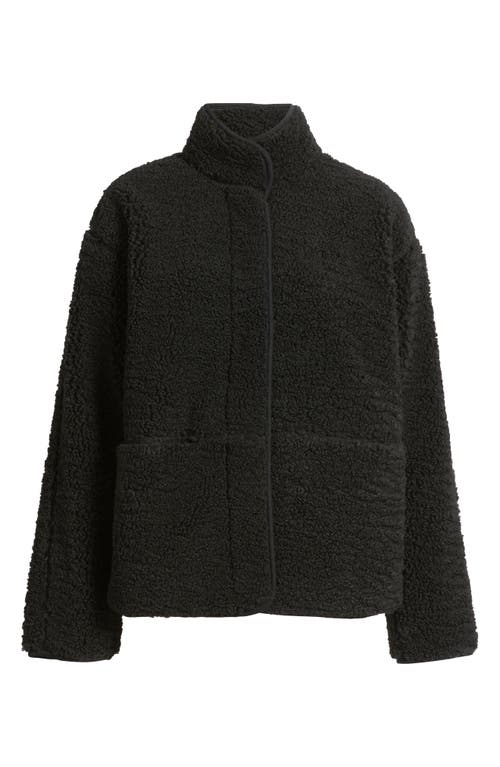 Caslonr Caslon(r) Faux Shearling Jacket In Black