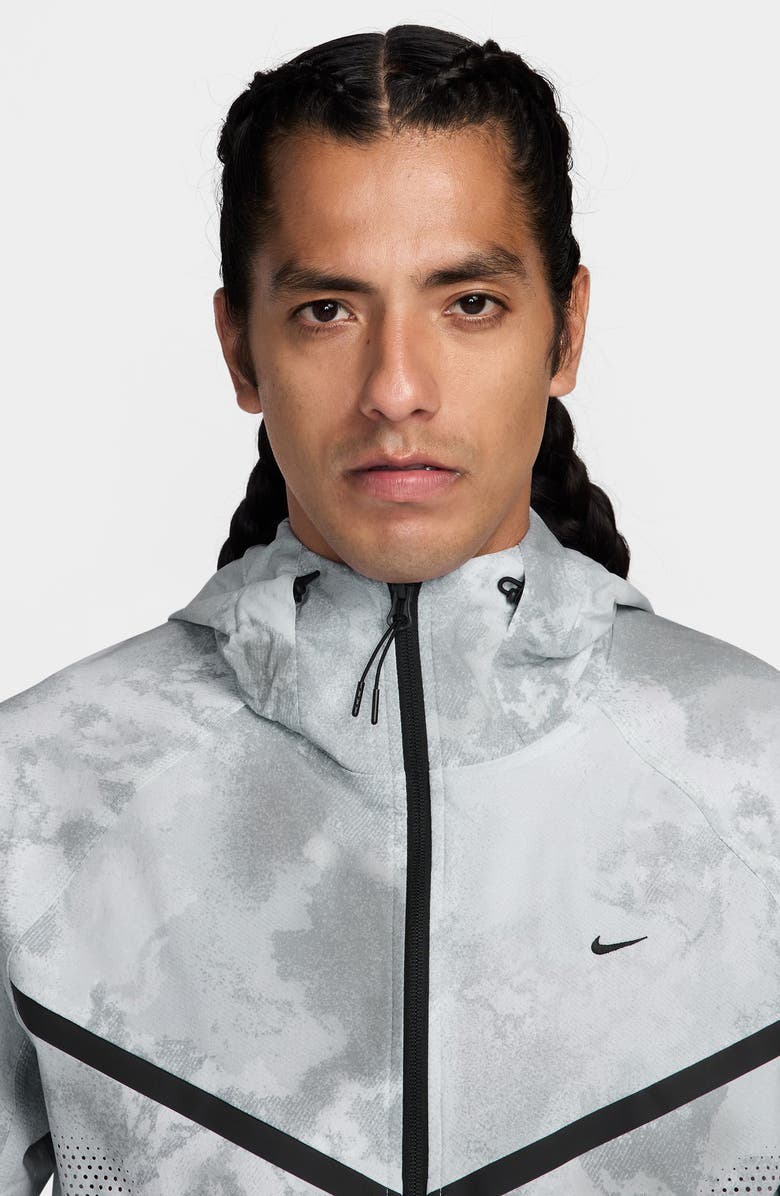 Nike Dri-FIT Tech Windrunner Jacket, Alternate, color, Pure Platinum/ Black
