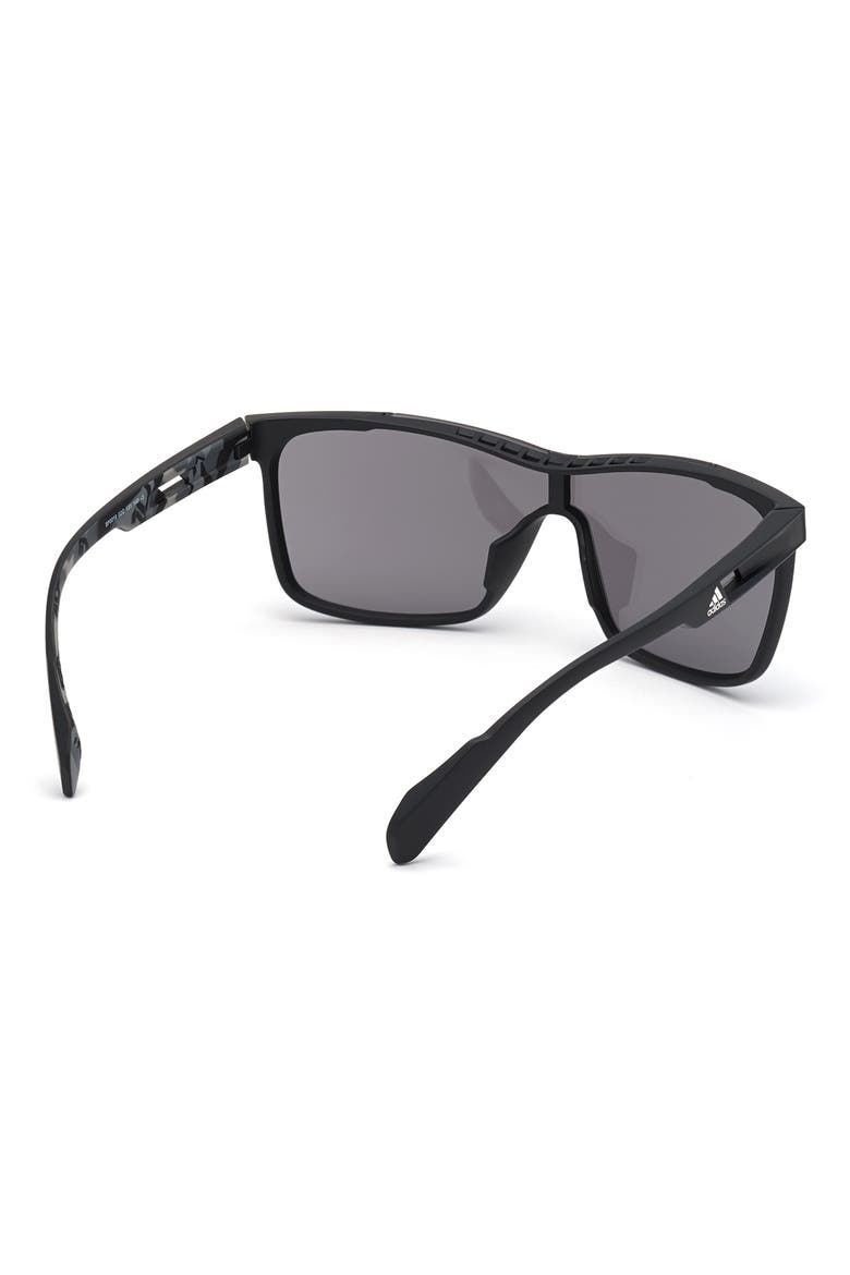 Shield Sunglasses, Alternate, color, MATTE BLACK / SMOKE MIRROR