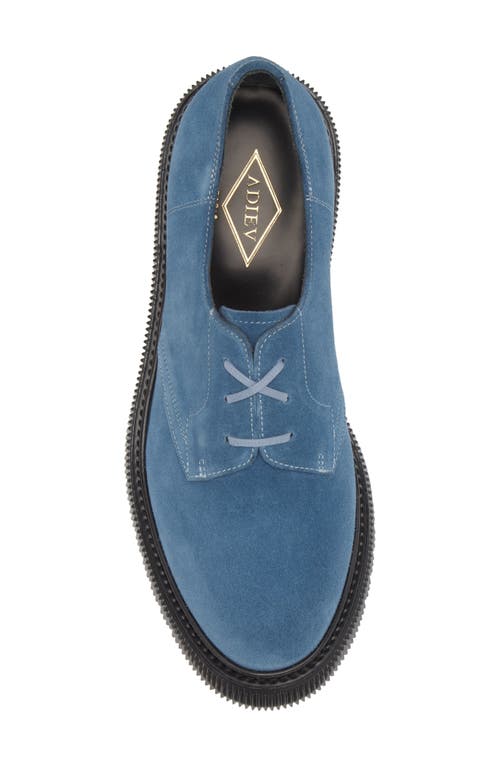 Adieu Plain Toe Derby In Blue
