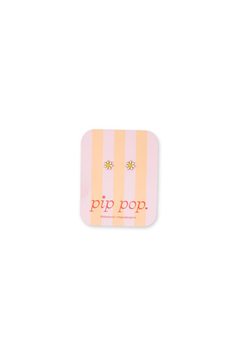 Pip Pop Mini Daisy Stud Earrings, Alternate, color, Gold