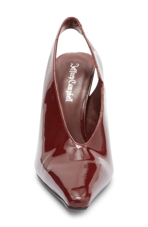 Jeffrey Campbell Alimony Slingback Pump In Red
