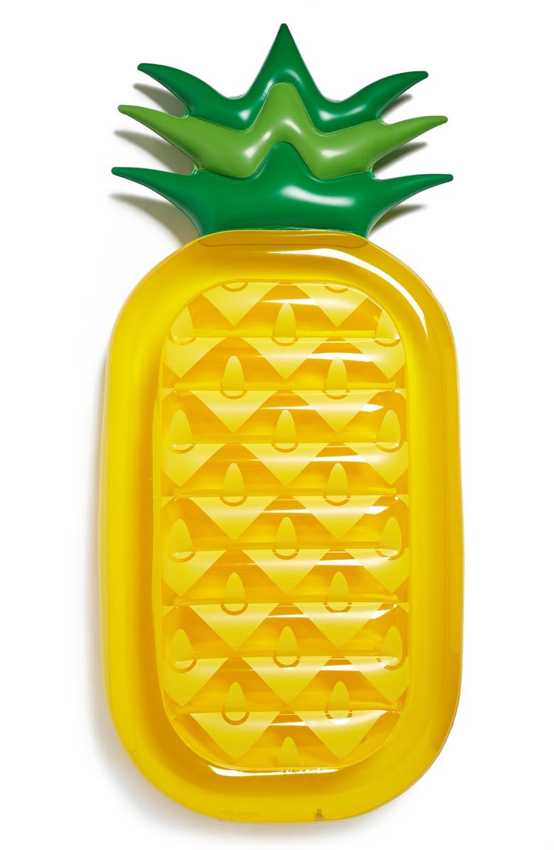 Sunnylife 'Really Big' Inflatable Pineapple Pool Floatie, Main, color, 