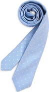Nordstrom Kids' Francesco Dot Print Silk Tie