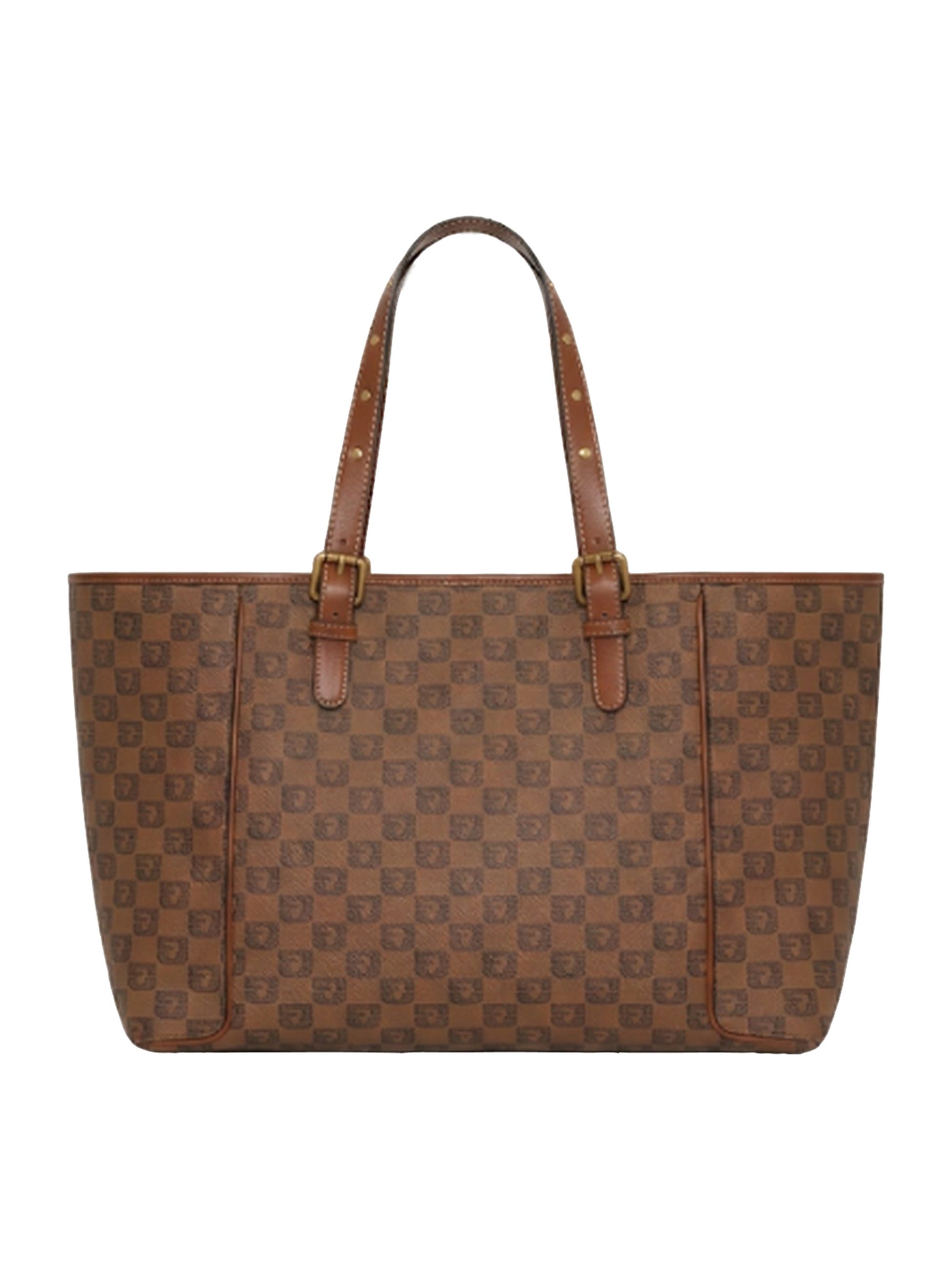 GERARD DAREL Heritage Monogram Tote Bag, Alternate, color, Camel