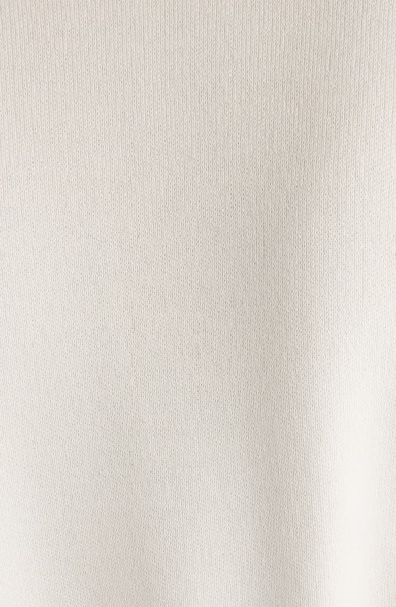 Givenchy Long Sleeve Bow Wool & Cotton Blend Trumpet Sweater Dress, Alternate, color, Ivory