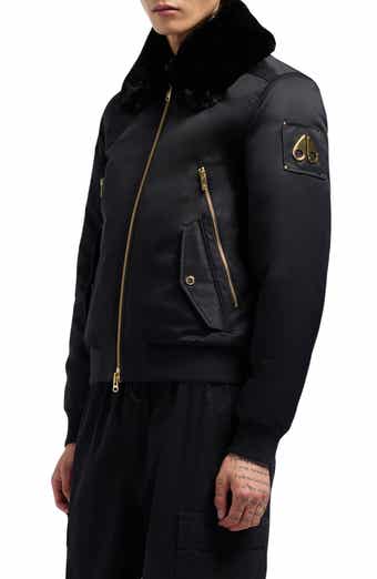 Schott NYC N-2B Hooded Flight Jacket with Faux Fur Trim Schott NYC N-2B Hooded Flight Jacket with Faux Fur Trim