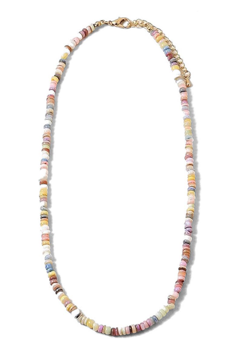 Misty Daydream Necklace, Main, color, Pink