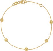 Bony Levy BLG 14K Gold Bead Station Bracelet (Online Trunk Show)