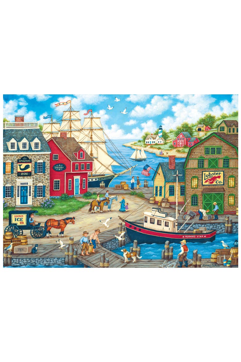 Hometown Gallery 500pc Puzzles 4 Pack, Alternate, color, Multicolor