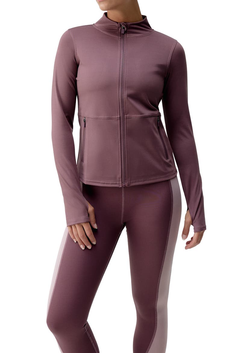 Ivet Performance semi-fitted with Pockets Sport Jacket, Alternate, color, Deep Rose