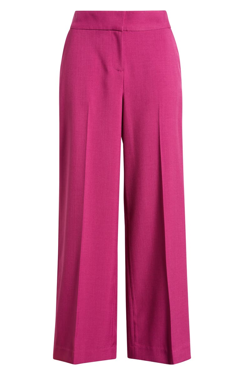 Tahari ASL Wide Leg Pants, Alternate, color, Wild Berry
