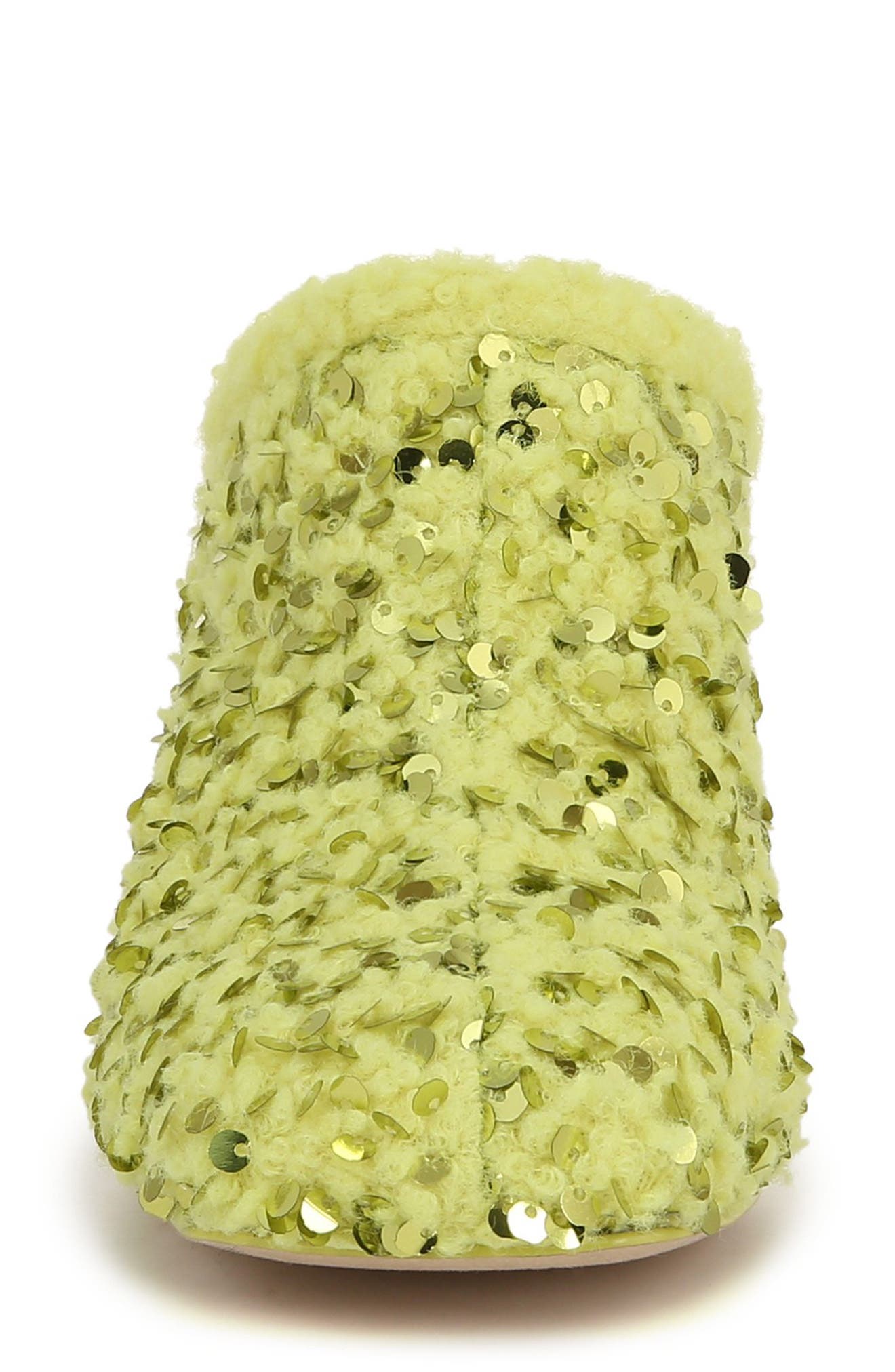 Circus NY by Sam Edelman Orin Sequin Mule, Alternate, color, Acid Lime
