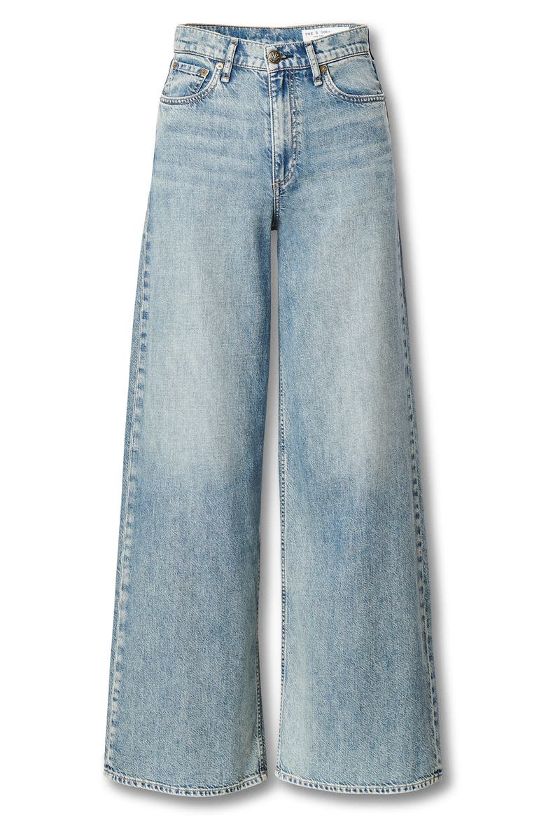 Featherweight Sofie High Waist Wide Leg Jeans, Alternate, color, THEO