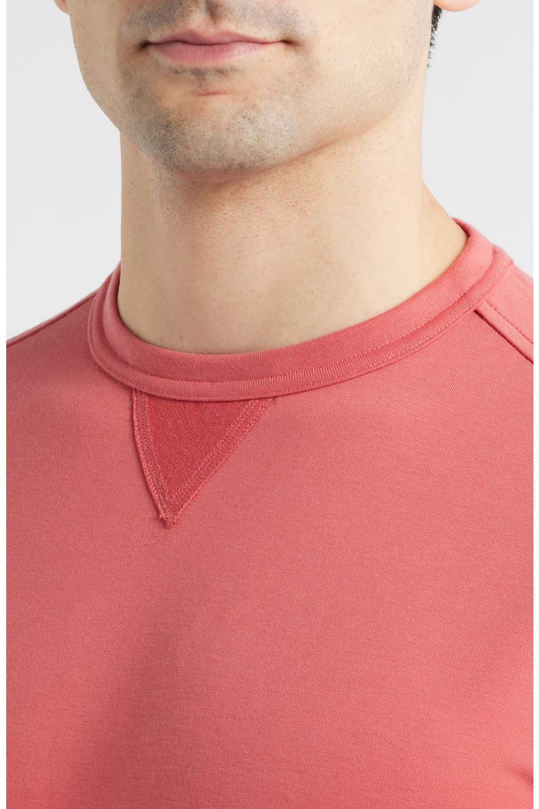 Willard Crewneck Sweatshirt, Alternate, color, CHERRY PIE