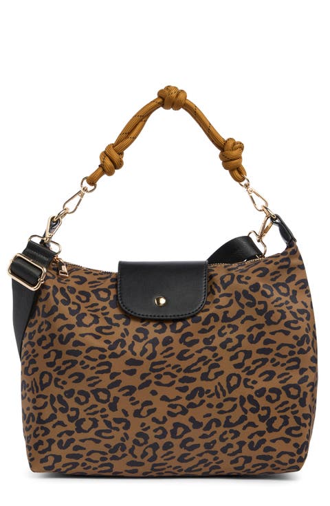 Nylon Flap Crossbody Bag