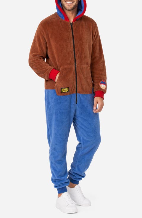 South Park Stan Fleece Hooded Jumpsuit