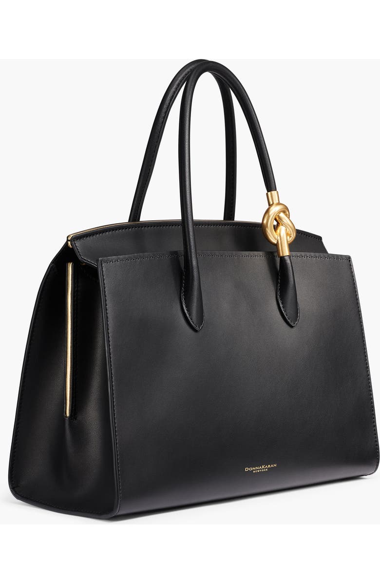 Donna Karan New York Loden Satchel, Alternate, color, Blk/Gold