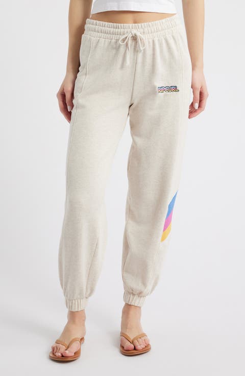 Las Dalias Logo Cotton Blend Joggers
