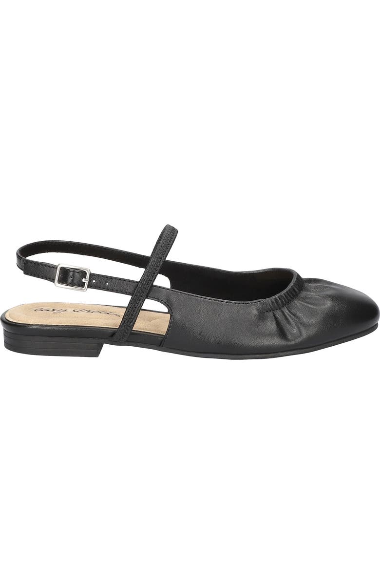 EASY STREET Blake Slingback Flat, Alternate, color, Black