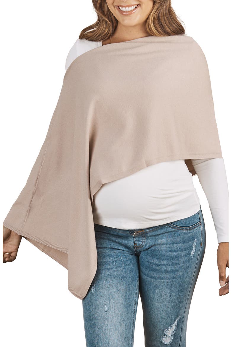 Luxury Moozie Maternity/Nursing Wrap, Main, color, NUDE